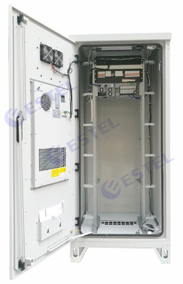 China Weatherproof 40U Air Conditioner Type Outdoor Telecom Cabinet / Integrated Outdoor Telecom Enclosure supplier