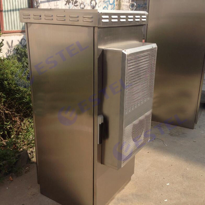 China 28U High Anti-corrosive  Stainless Steel IP65 Outdoor Telecom Cabinet Suitable For Seaside supplier