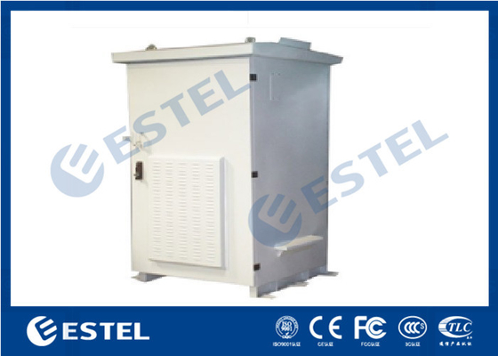 China Aluminum Steel Outdoor Telecom Cabinet 19” Racking IP55 Floor Mounting Type supplier