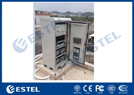 China Air Conditioner Integrated Galvanized Steel Outdoor Telecom Cabinet supplier