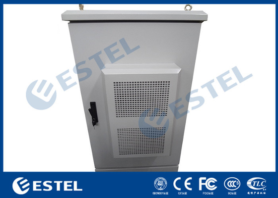 China Double Wall Air Conditioning Outdoor Telecom Cabinet Galvanized Steel Front Access Door supplier