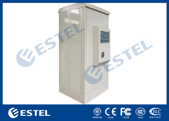 China Easily Assembled Galvanized Double Steel Outdoor Telecom Cabinet 1500W Air Conditioner supplier