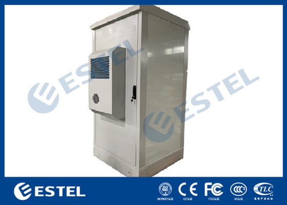 China Assembled Type Galvanized Double Steel Outdoor Telecom Cabinet With Anti-theft Three-point Cabinet Lock supplier