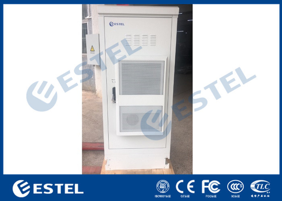 China IP55 19”Mounting Rack Waterproof Outdoor Telecom Cabinet One Compartment Structure supplier