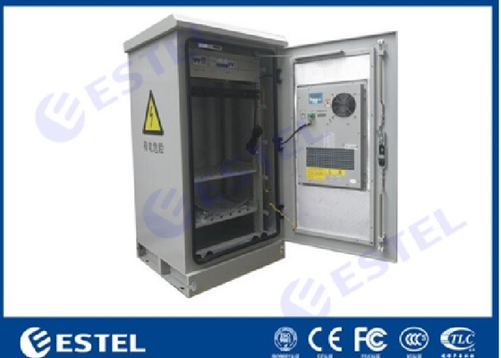China H×W×D 1400×650×650mm Double Wall Galvanized Steel Outdoor Telecom Cabinet IP55 supplier