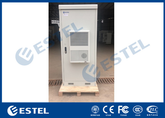 China Three-point Lock Galvanized Steel Double Wall IP55 Outdoor Telecom Cabinet Waterproof Dustproof supplier
