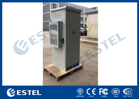 China 304 Stainless Steel Outdoor Telecom Cabinet Single Wall With Heat Insulation One Front Door supplier