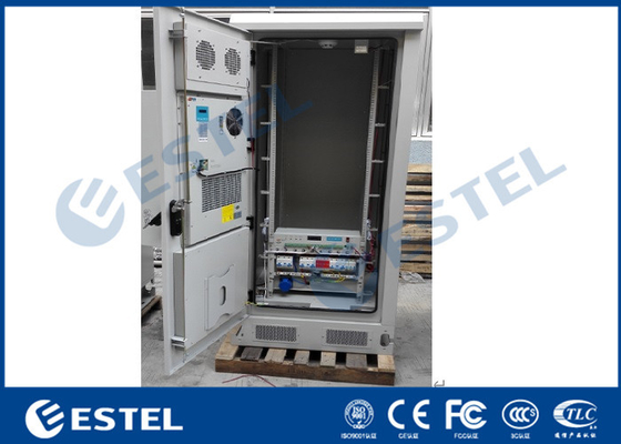 China Galvanized Steel Air Conditioner Cooling Outdoor Telecom Equipment Cabinet With Rectifier System,Oil Socket supplier