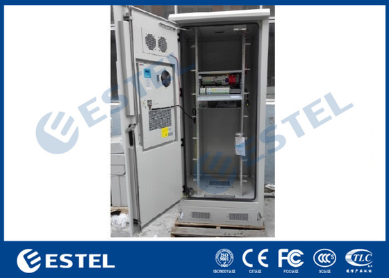 China Air Conditioner Cooling System Outdoor Equipment Cabinet IP55 19”Rack With Rectifier supplier