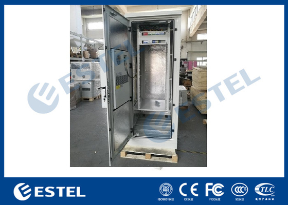 China IP55 One Compartment Outdoor Telecom Cabinet Galvanized Steel Single Wall With PDU supplier