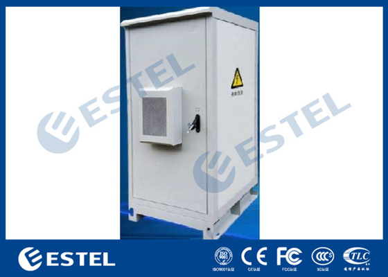 China Galvanized Steel Double Wall Outdoor Telecom Cabinet For Electronic Equipment And Batteries supplier