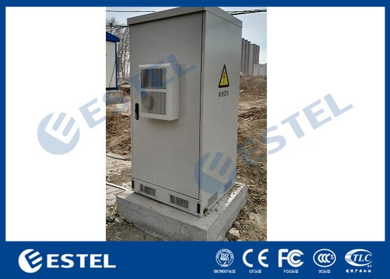 China One Compartment Galvanized Steel Double Wall Outdoor Telecom Cabinet IP55 supplier