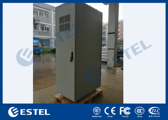 China Double Wall Galvanized Steel Outdoor Telecom Cabinet With Four Cooling Fans supplier