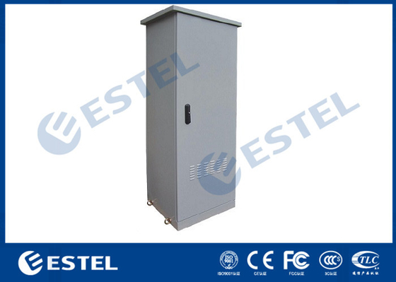 China 42U Outdoor Telecom Cabinet Galvanized Steel 19 Inch Rack One Front Door supplier