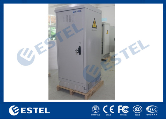 China 32U User Space Outdoor Telecom Cabinet  Single Wall Galvanized Steel Heat Insulation supplier