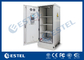 Sandwich Structure Outdoor Battery Cabinet / Battery Storage Cabinet / Telecom Enclosure With Air Conditioner Cooling supplier