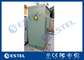 IP55 Waterproof Sandwich Structure Galvanized Steel Green Outdoor Power Cabinet With Air Conditioner supplier