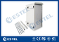 7U 19” Rack Outdoor Pole Mount Enclosure With Peltier Air Conditioner / Customizable Metal Pole Mounted Cabinet supplier