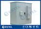 Integrated Outdoor Telecom Enclosure With Two Compartments For Equipment ,  Battery, Anti-theft Base Station supplier