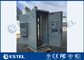 Outdoor Telecom Equipment Cabinets 40U With Two Doors And Sensors Can Be Customized supplier