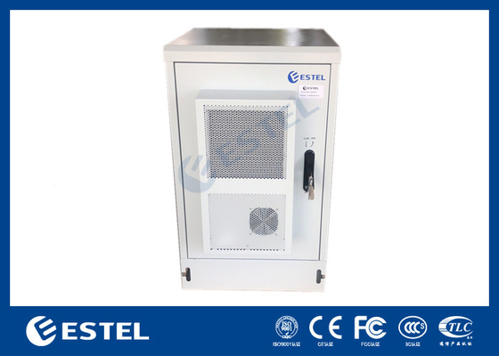 IP55 16U Outdoor Server Rack Cabinet Galvanized Steel Single Wall With Air Conditioner supplier