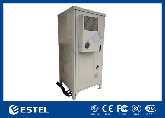 Power System 48VDC 300A 40U Galvanized Steel Waterproof Outdoor Telecom Cabinet supplier