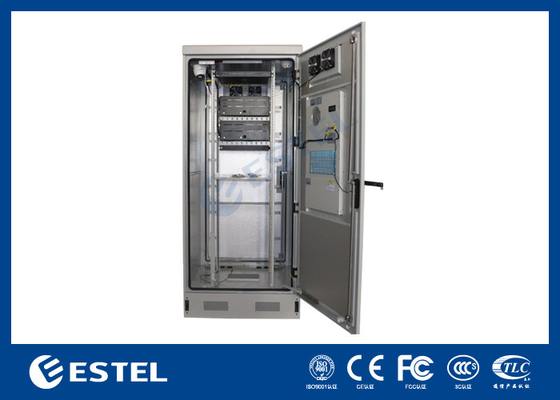 40U IP55 Galvanized Steel Battery Enclosures With 1500W Air conditioner supplier