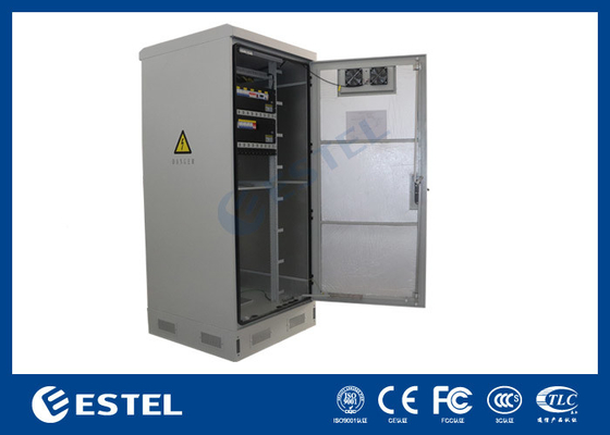 40U IP55 Galvanized Steel Battery Enclosures With 1500W Air conditioner supplier