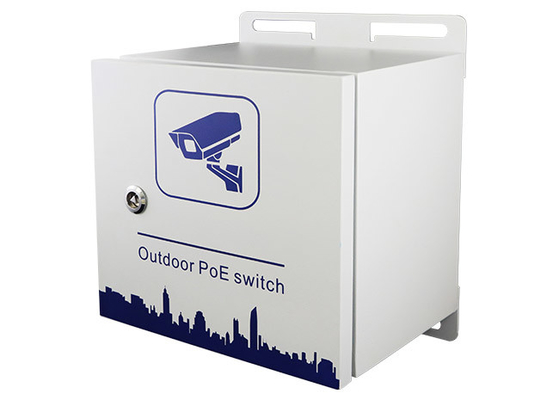 Customized Pole Mounted Network Switch Cabinet EB2042PG Outdoor Smart Surveillance Box supplier