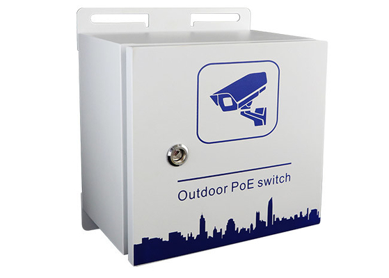 Customized Pole Mounted Network Switch Cabinet EB2042PG Outdoor Smart Surveillance Box supplier