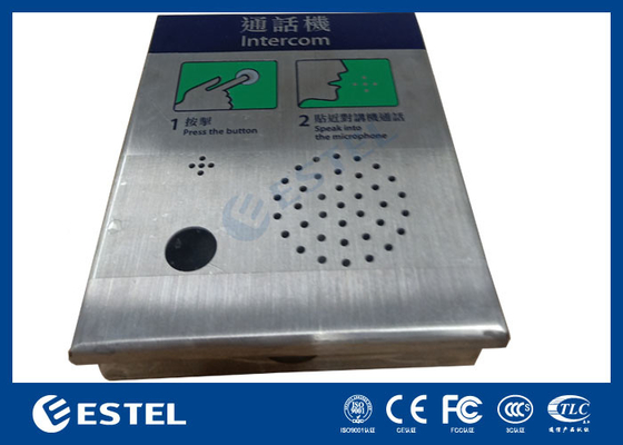 ET140417D-175 IP65 Waterproof Stainless Steel Wall Mounted Telecom Cabinet supplier