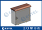 14U NEMA 4X Weatherproof Anti-proof Outdoor Pole Mounted Telecom Cabinet SPCC Material Single Wall supplier