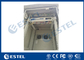IP55 19&quot; Rack Outdoor Telecom Cabinet with Front Door and Rear Door,  Air Conditioner and Heat Exchanger Cooling supplier