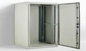Steel 12U Pole Mount Outdoor Telecom Enclosure Polyester Powder Coated / Single Wall Small Outdoor Box supplier