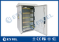 Pole Mount IP55 Sunproof Galvanized Steel Single Wall Outdoor Telecom Cabinet supplier
