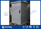 IP55 Galvanized Steel Single Wall Outdoor Telecom Cabinet  With Front Rear Access supplier