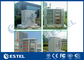 Weatherproof IP55 Two Compartment Base Station Cabinet With Aircon Cooling System supplier