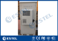 Galvanized Steel Double Wall Heat Insulation Outdoor Telecom Cabinet With Air Conditioner supplier