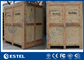 One Bay 19 Galvanized Steel Outdoor Telecom Equipment Cabinet With Heat Exchanger supplier
