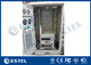 IP55 Heat Exchanger Cooling System Outdoor Equipment Cabinet Including 19”Rack supplier