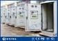 Double Wall Air Conditioner Cooling Outdoor Telecom Equipment Cabinet With Rectifier System supplier