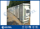 Galvanized Steel Air Conditioner Cooling Outdoor Telecom Cabinet With 19”Mounting Rack supplier