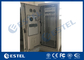 Telecom Outdoor Cabinet 38U 19'' Equipments Galvanized Steel IP55 Protection Level supplier