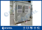 2 Compartments Rack Mounted Outdoor Base Station / IP55 Outdoor Equipment Enclosure supplier