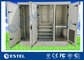 IP55 Outdoor Power Cabinet Three Bay Telecom Shelter With Air Conditioner Cooling supplier