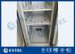 42U Single Wall Galvanized Steel Outdoor Telecom Cabinet With RAL7035 supplier