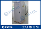 32U User Space Outdoor Telecom Cabinet  Single Wall Galvanized Steel Heat Insulation supplier