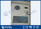 42U Two Air Conditioners Cooling Outdoor Telecom Cabinet Galvanized Steel supplier