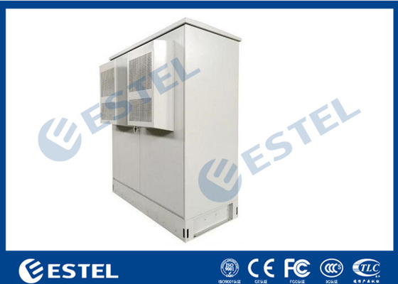 Communication Rack Outdoor Cabinet Two Compartments CE Certificated supplier