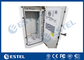 27U Air Conditioner Cooling Outdoor Control Cabinet Galvanized Steel Double Wall supplier